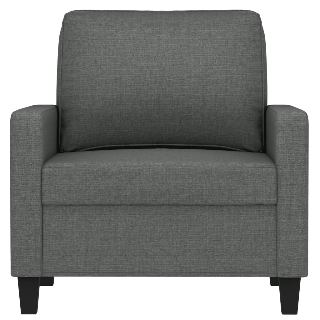 Fauteuil Gris foncé 60 cm Tissu - XIOS