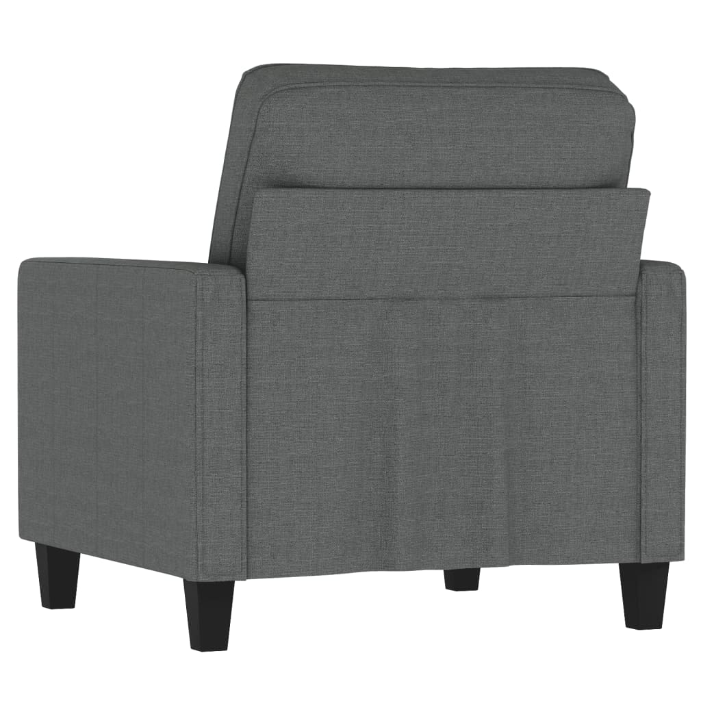 Fauteuil Gris foncé 60 cm Tissu - XIOS