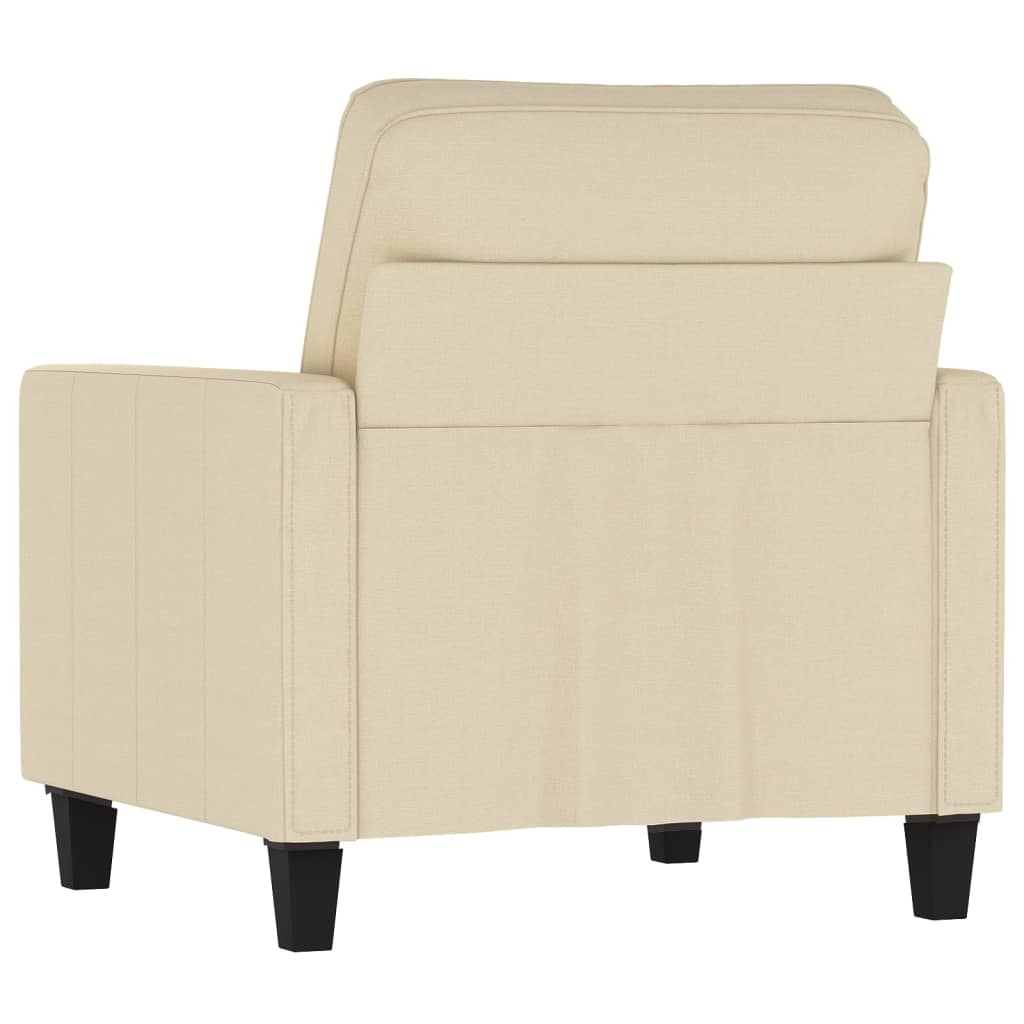 Fauteuil Crème 60 cm Tissu - XIOS