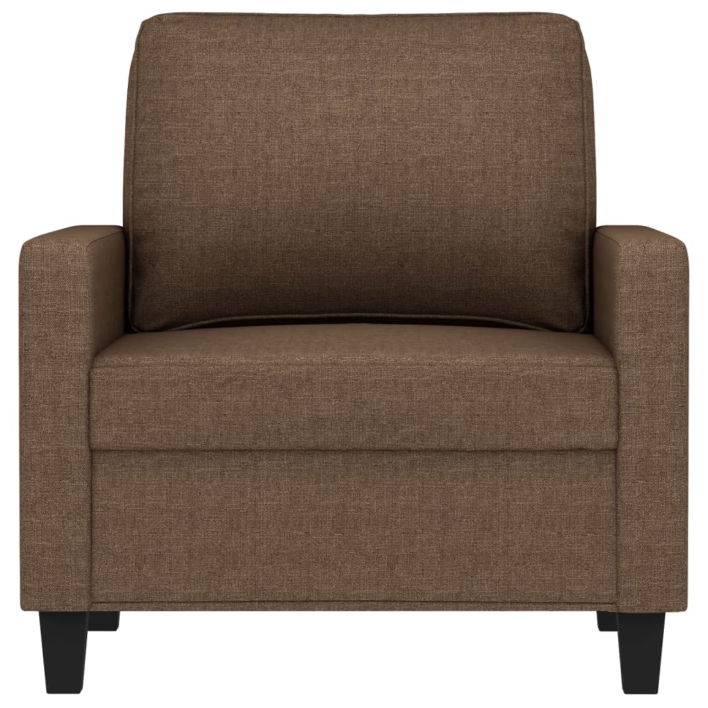 Fauteuil Marron 60 cm Tissu - XIOS