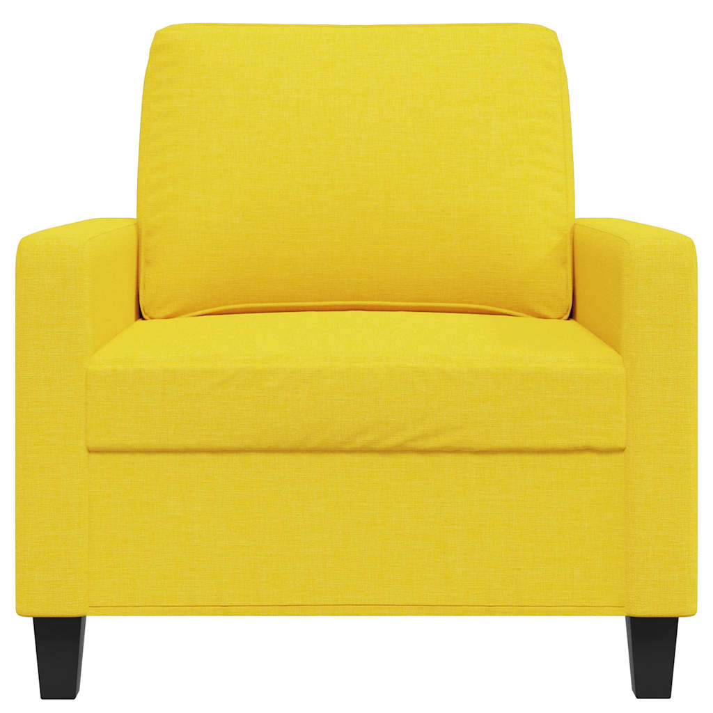 Fauteuil Jaune clair 60 cm Tissu - XIOS