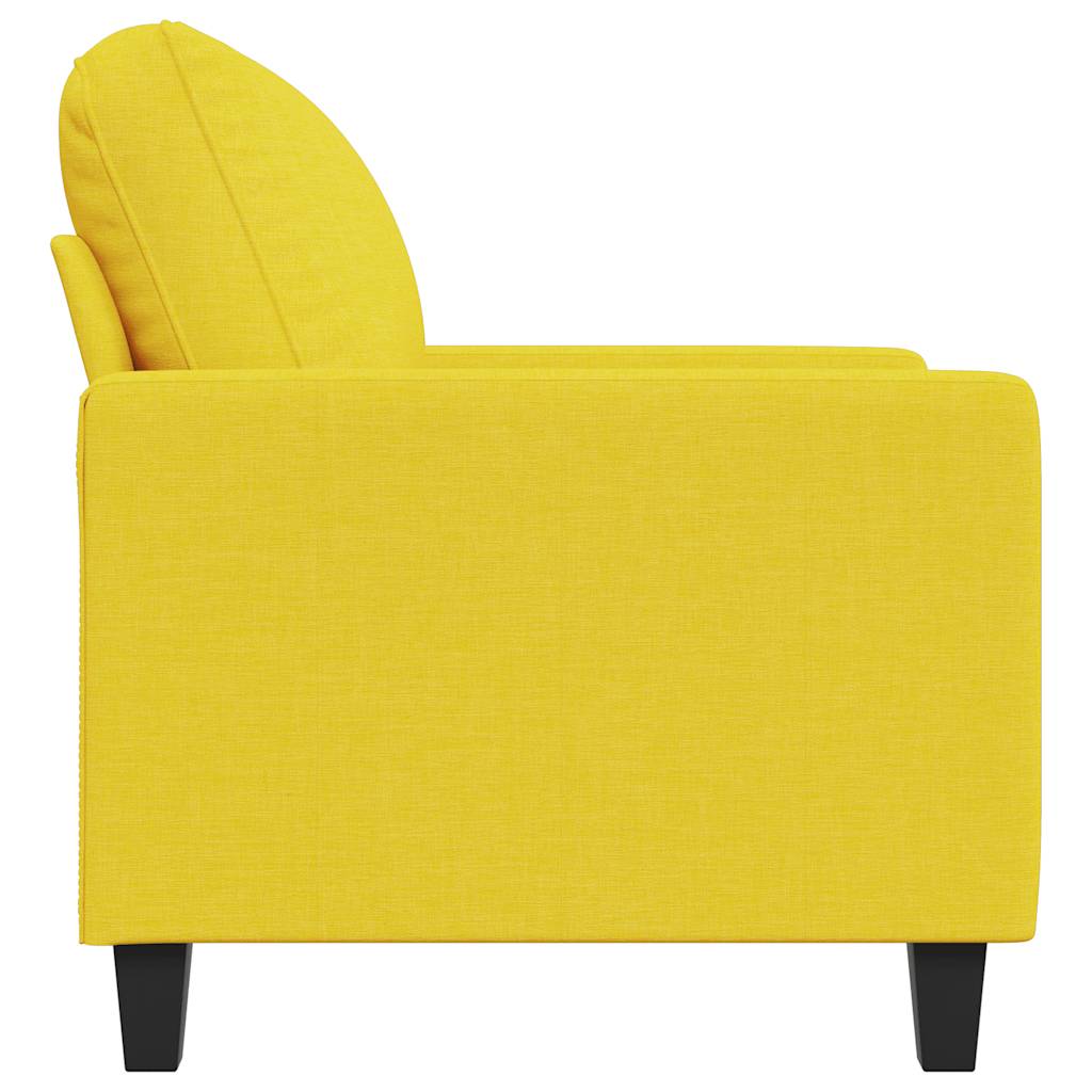 Fauteuil Jaune clair 60 cm Tissu - XIOS