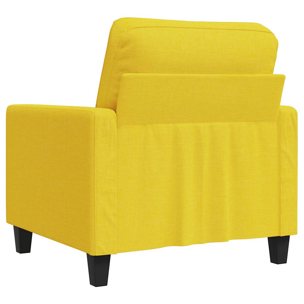 Fauteuil Jaune clair 60 cm Tissu - XIOS