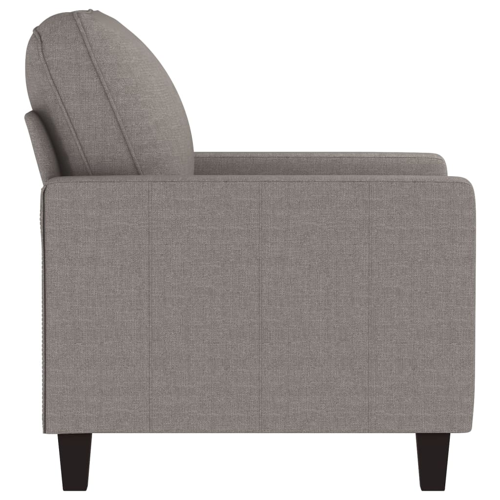 Fauteuil Taupe 60 cm Tissu - XIOS