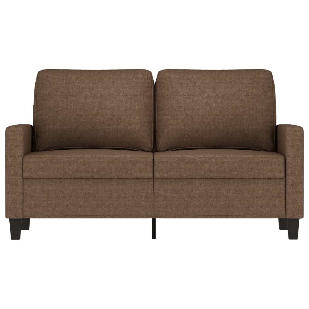 Canapé à 2 places Marron 120 cm Tissu - XIOS