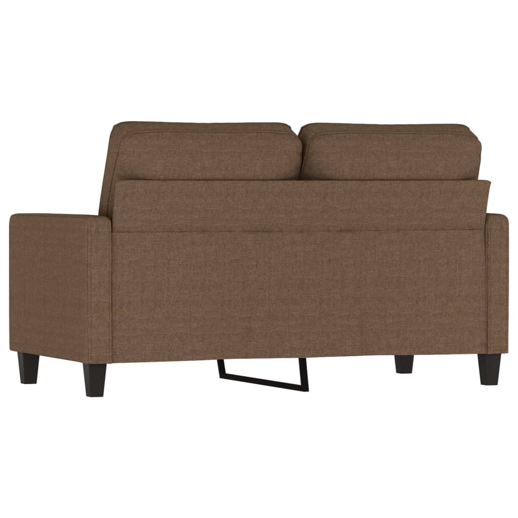 Canapé à 2 places Marron 120 cm Tissu - XIOS