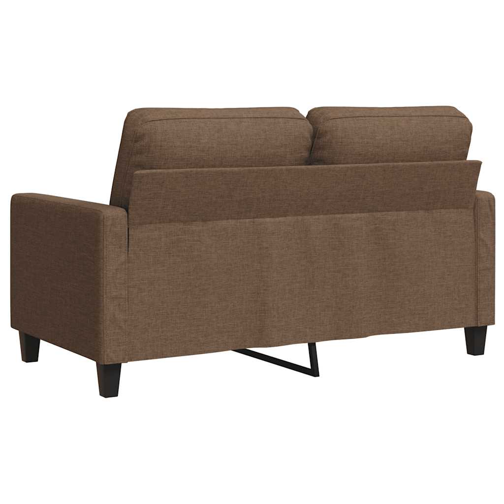 Canapé à 2 places Marron 120 cm Tissu - XIOS