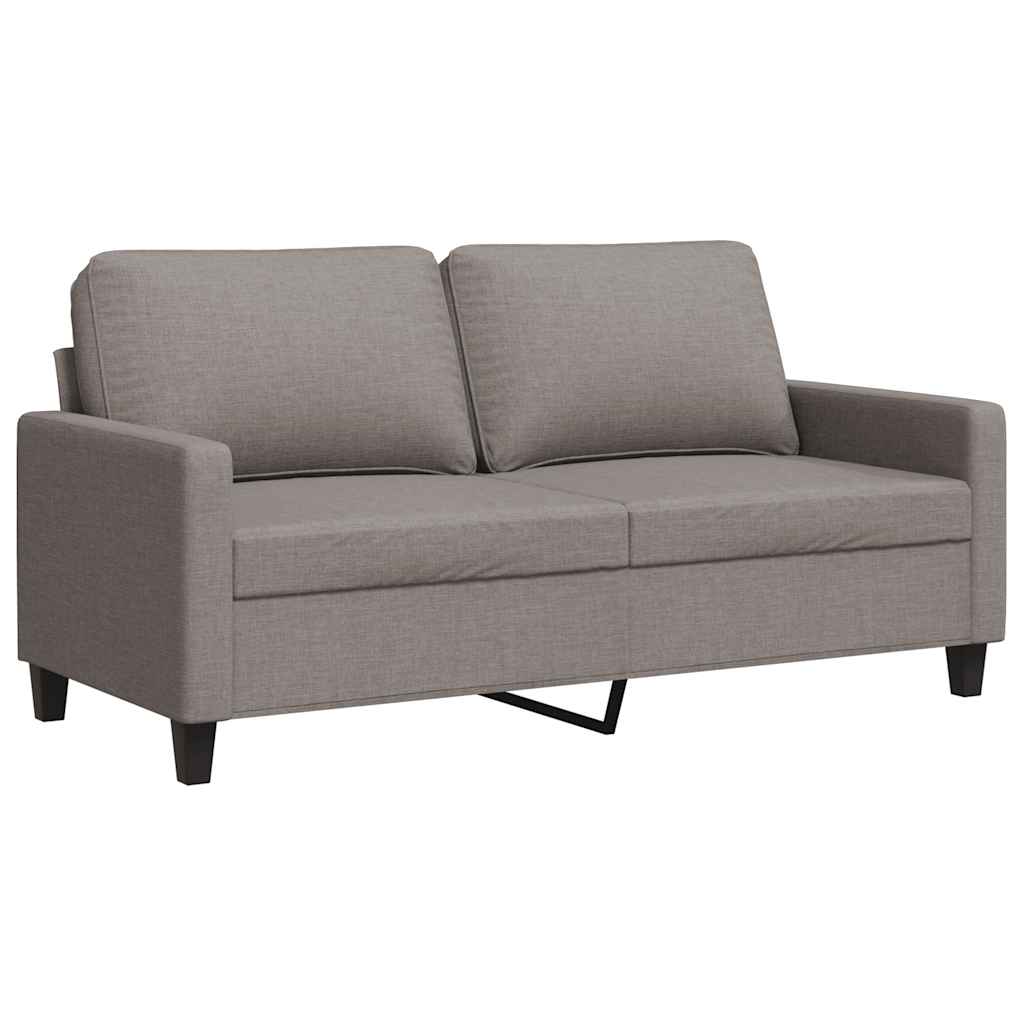 Canapé à 2 places Taupe 140 cm Tissu - XIOS