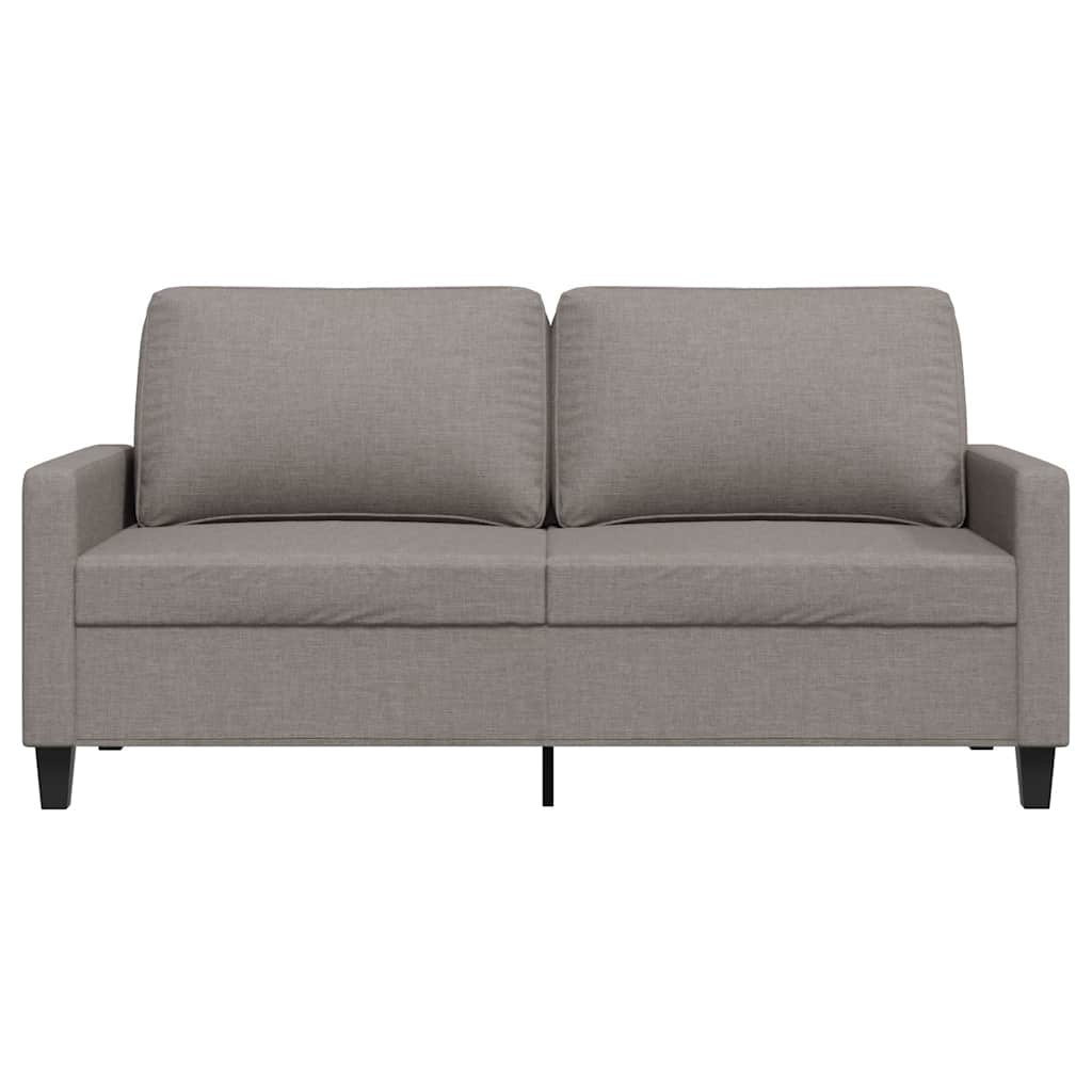 Canapé à 2 places Taupe 140 cm Tissu - XIOS