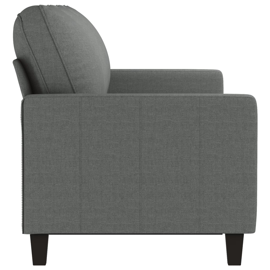 Canapé à 3 places Gris foncé 180 cm Tissu - XIOS