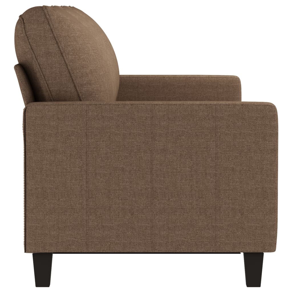 Canapé à 3 places Marron 180 cm Tissu - XIOS