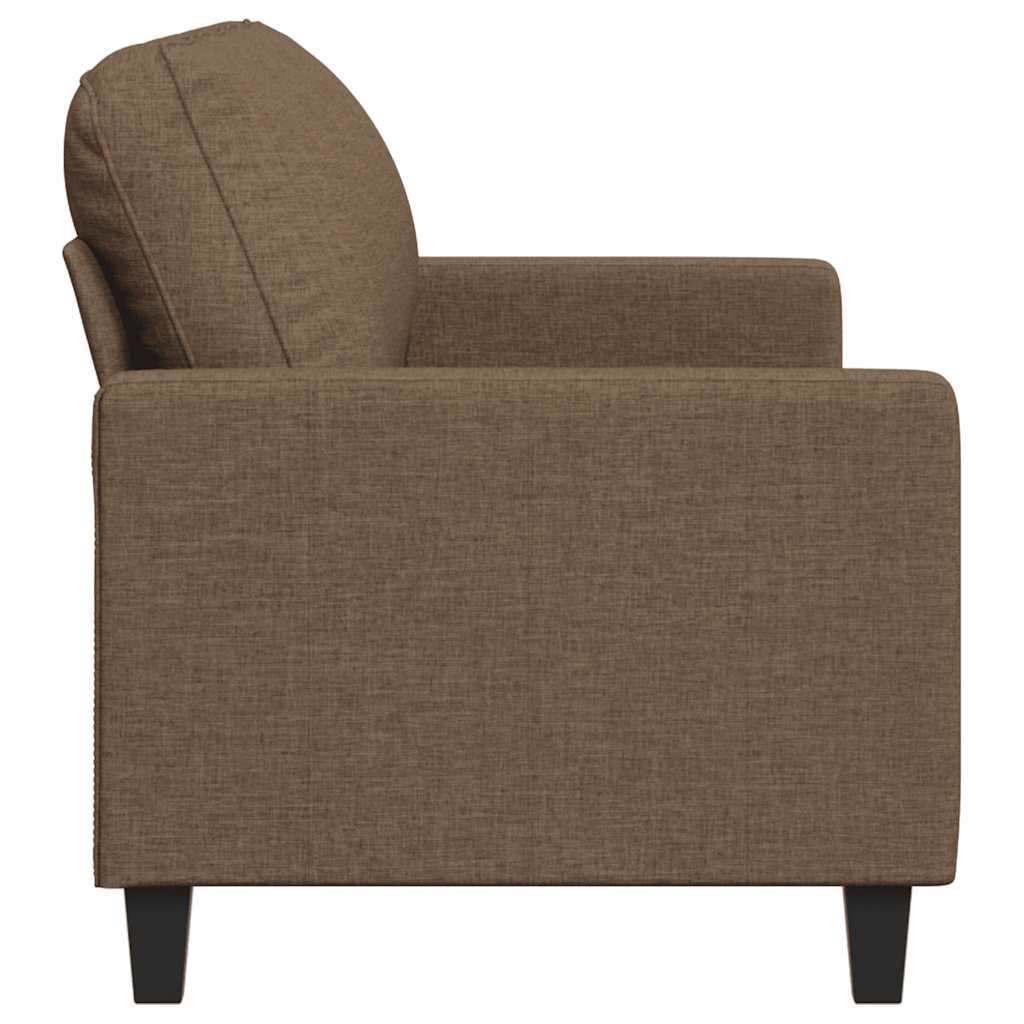 Canapé à 3 places Marron 180 cm Tissu - XIOS
