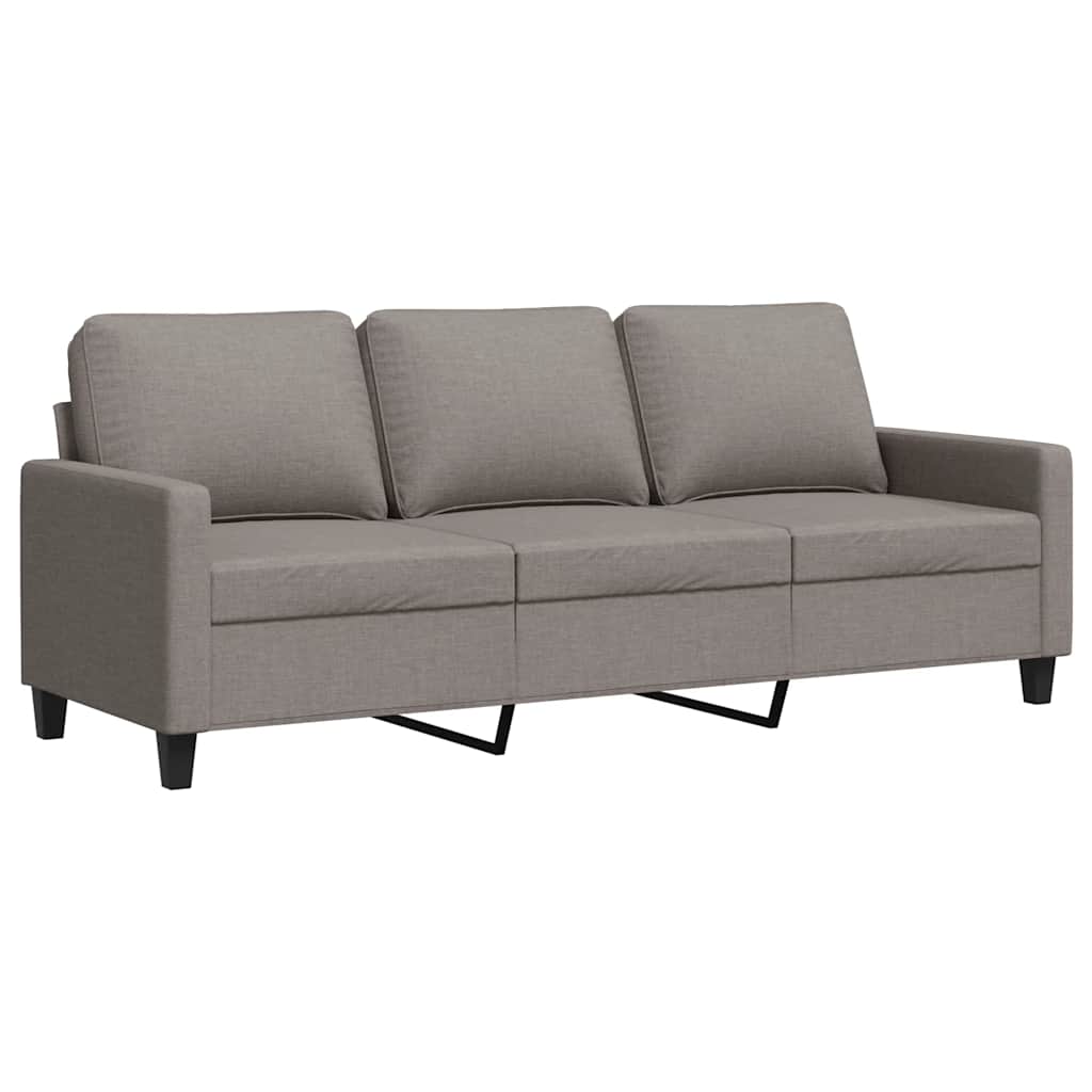 Canapé à 3 places Taupe 180 cm Tissu - XIOS