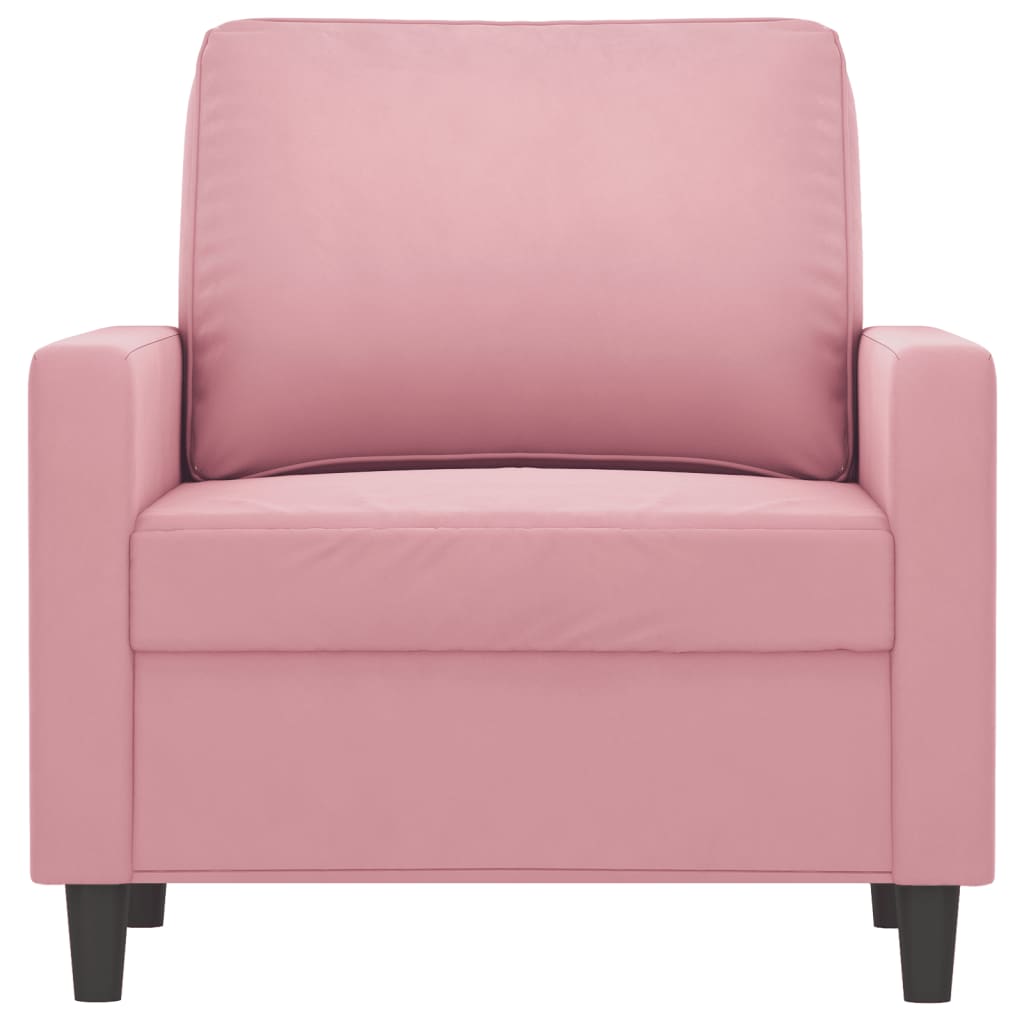Fauteuil Rose 60 cm Velours - XIOS