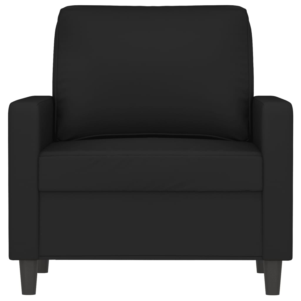Fauteuil Noir 60 cm Velours - XIOS