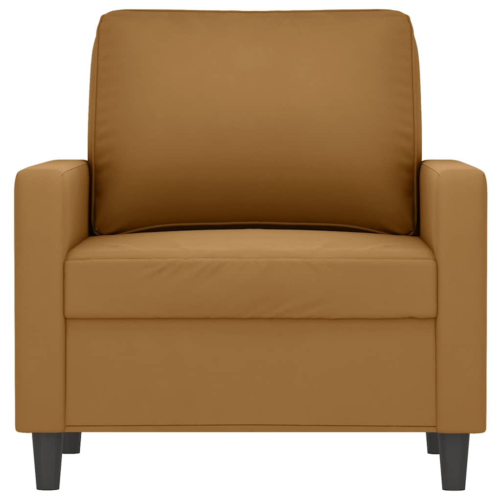 Fauteuil Marron 60 cm Velours - XIOS