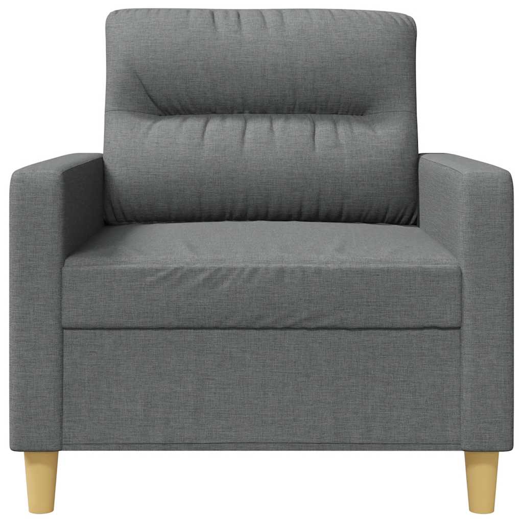 Fauteuil Gris foncé 60 cm Tissu - XIOS