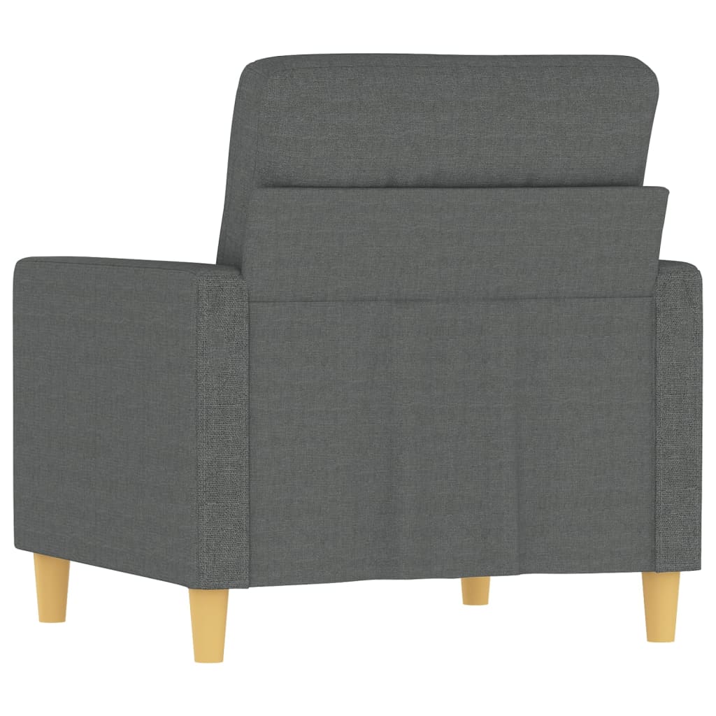 Fauteuil Gris foncé 60 cm Tissu - XIOS