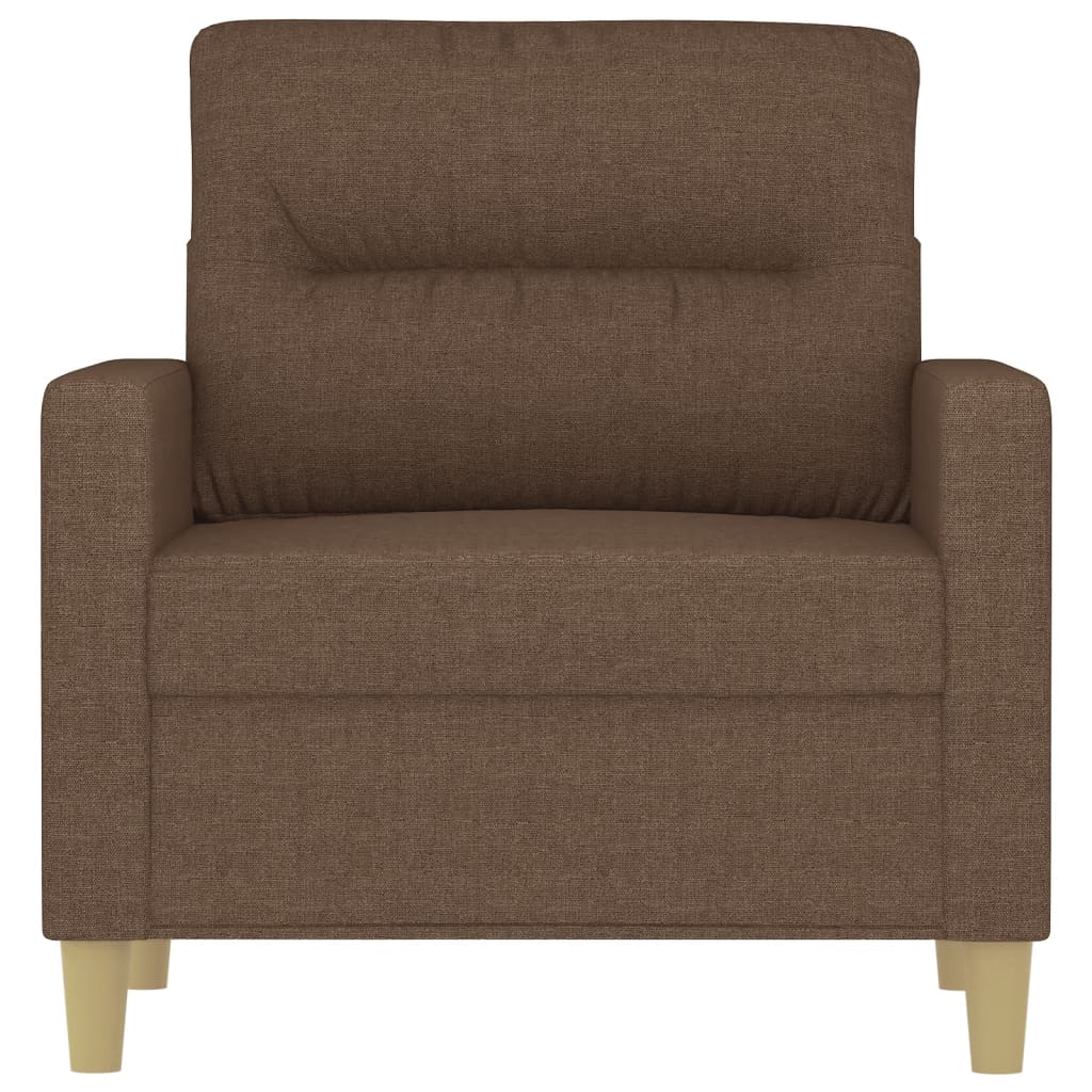 Fauteuil Marron 60 cm Tissu - XIOS