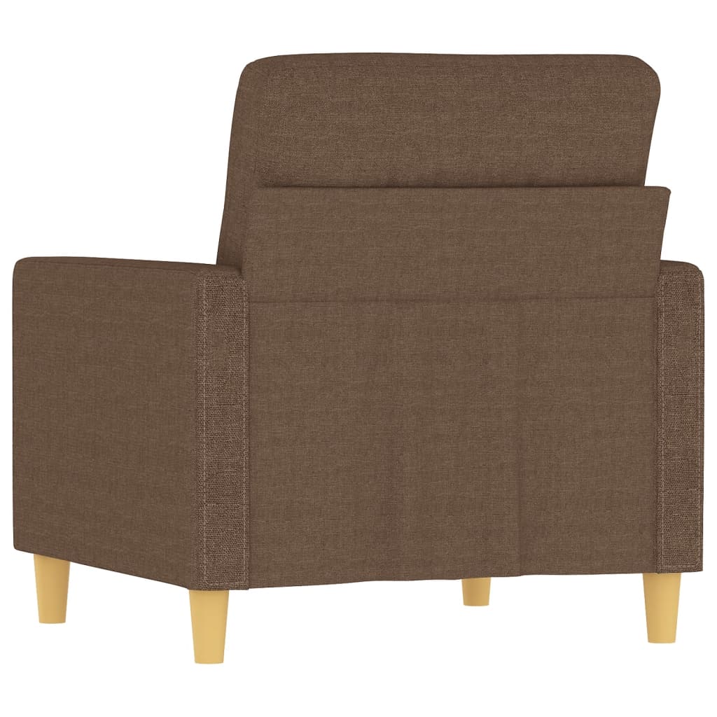 Fauteuil Marron 60 cm Tissu - XIOS