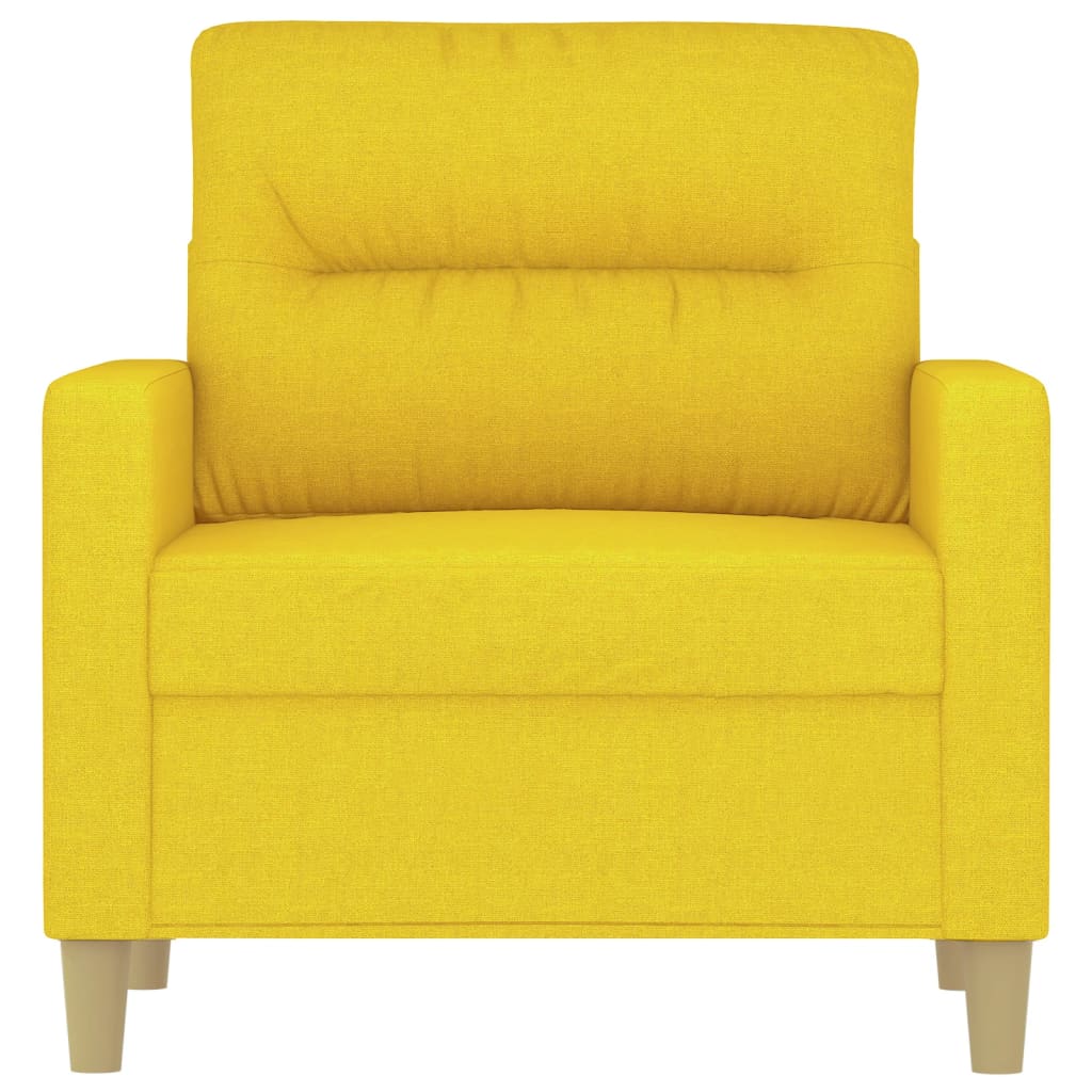 Fauteuil Jaune clair 60 cm Tissu - XIOS
