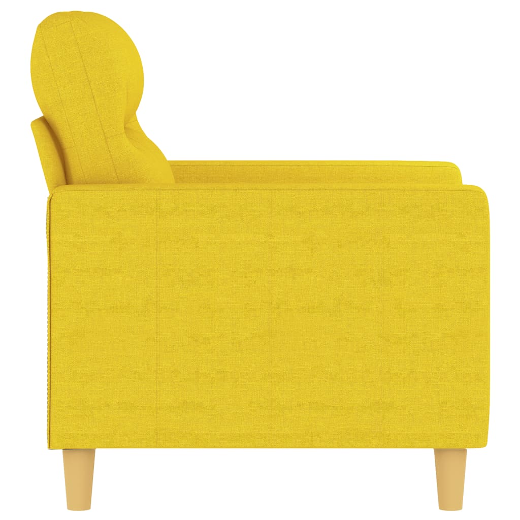 Fauteuil Jaune clair 60 cm Tissu - XIOS