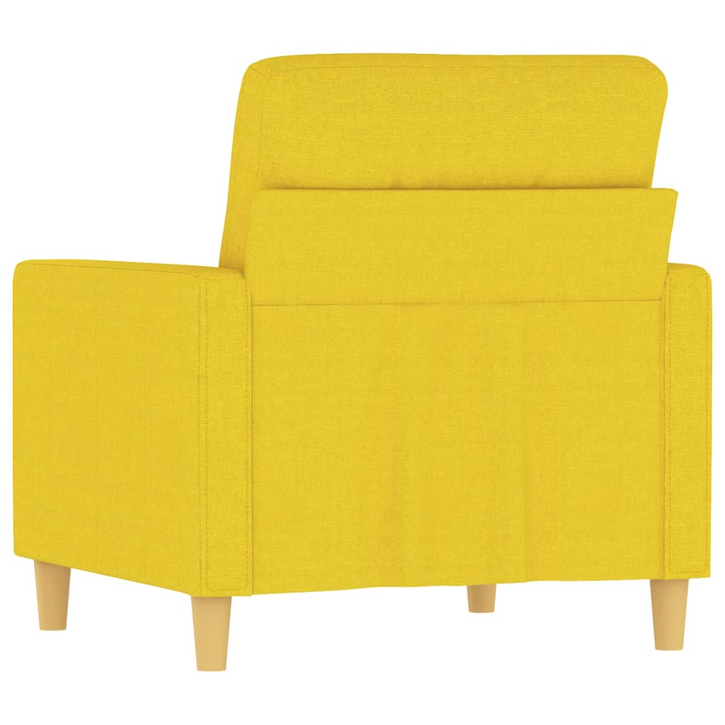 Fauteuil Jaune clair 60 cm Tissu - XIOS
