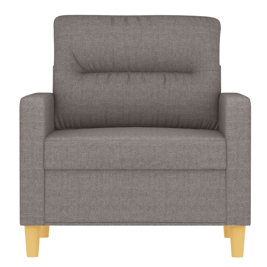 Fauteuil Taupe 60 cm Tissu - XIOS