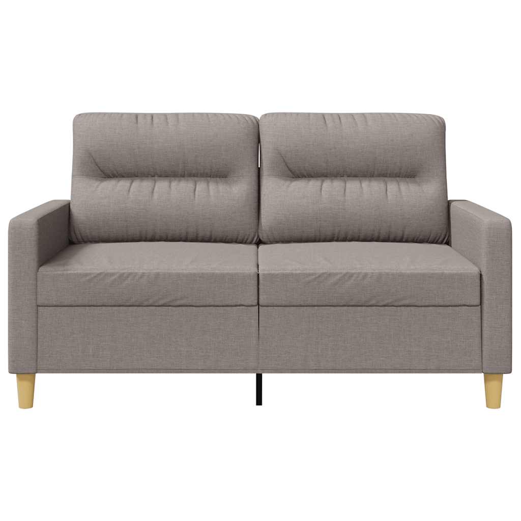 Canapé à 2 places Taupe 120 cm Tissu - XIOS