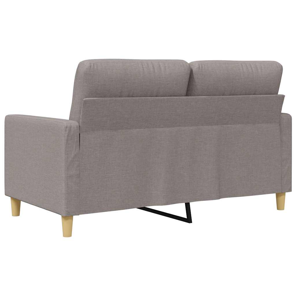 Canapé à 2 places Taupe 120 cm Tissu - XIOS