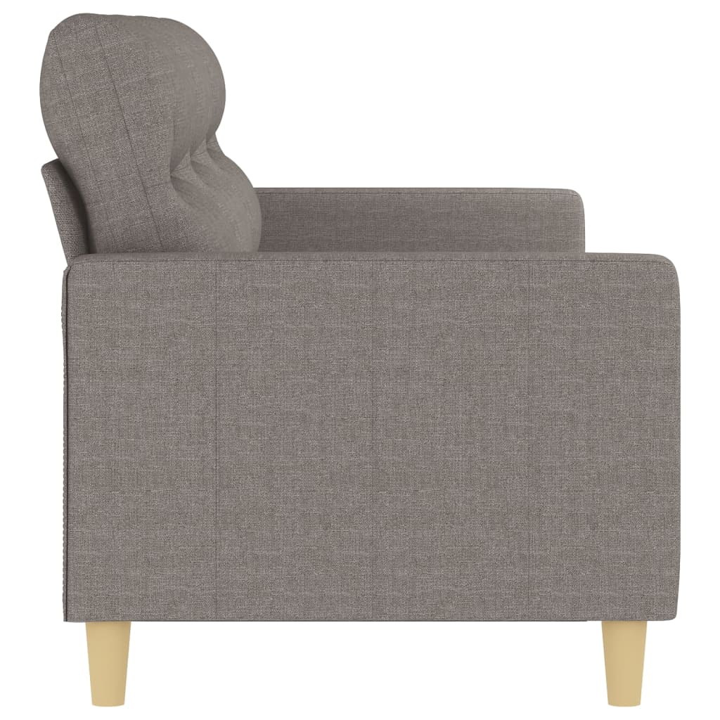 Canapé à 3 places Taupe 180 cm Tissu - XIOS