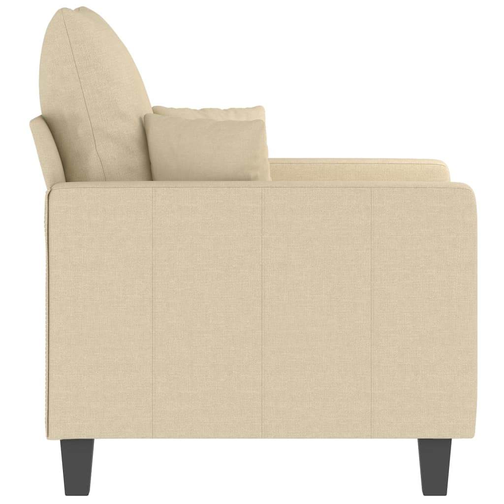 Fauteuil Crème 60 cm Tissu - XIOS