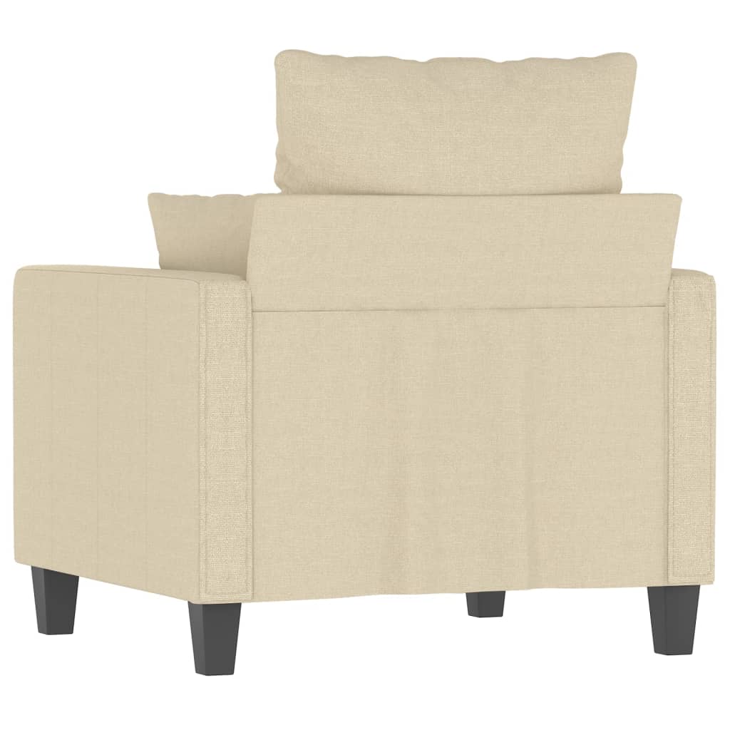 Fauteuil Crème 60 cm Tissu - XIOS