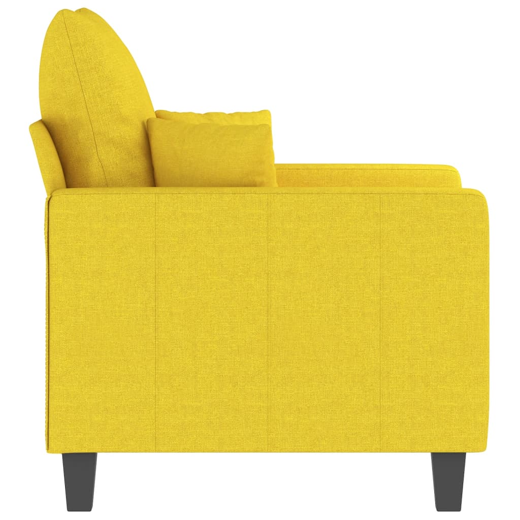 Fauteuil Jaune clair 60 cm Tissu - XIOS