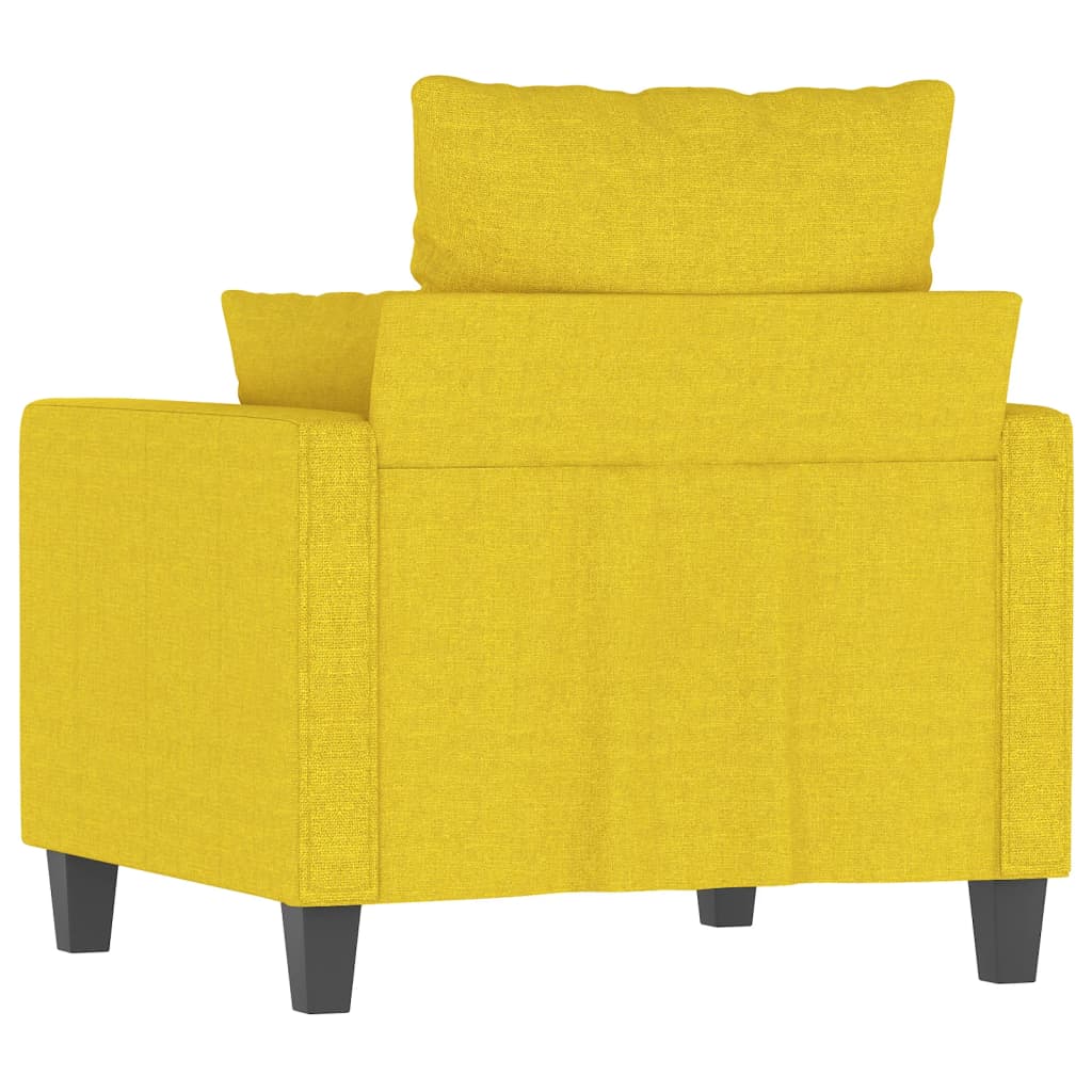 Fauteuil Jaune clair 60 cm Tissu - XIOS