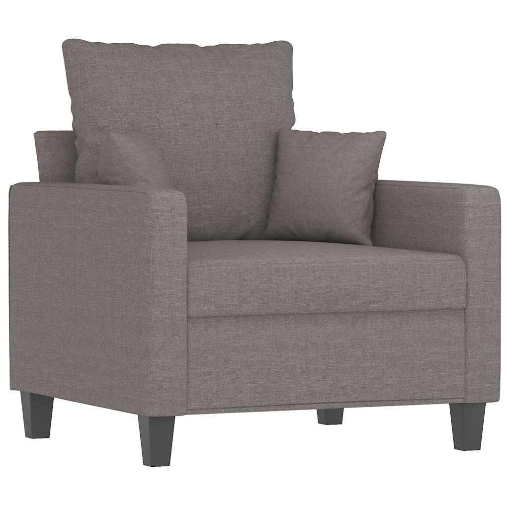 Fauteuil Taupe 60 cm Tissu - XIOS