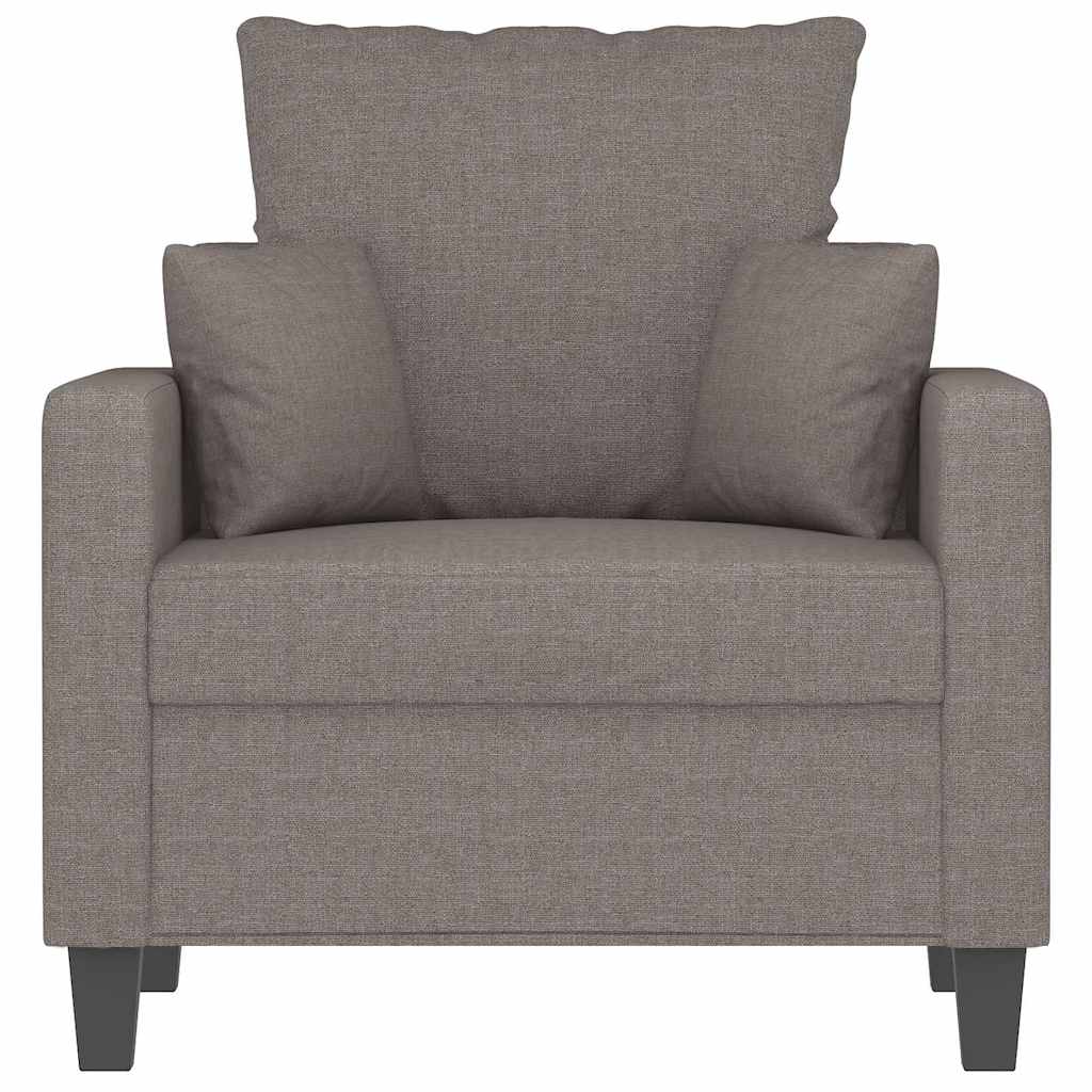 Fauteuil Taupe 60 cm Tissu - XIOS