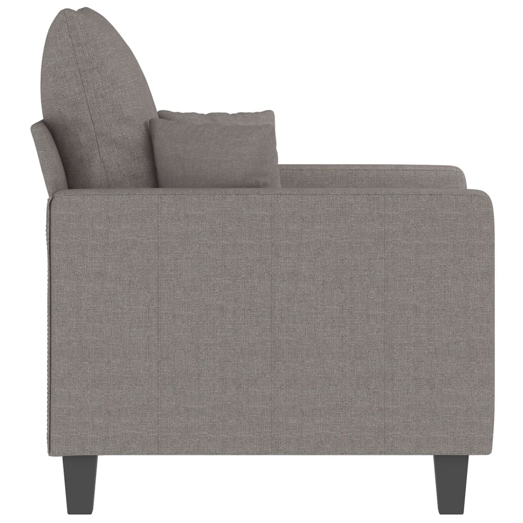 Fauteuil Taupe 60 cm Tissu - XIOS