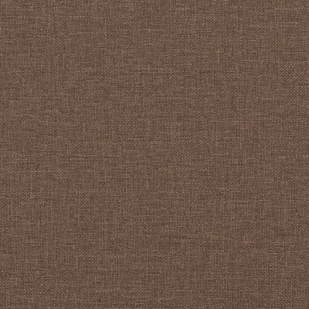Canapé à 2 places Marron 120 cm Tissu - XIOS
