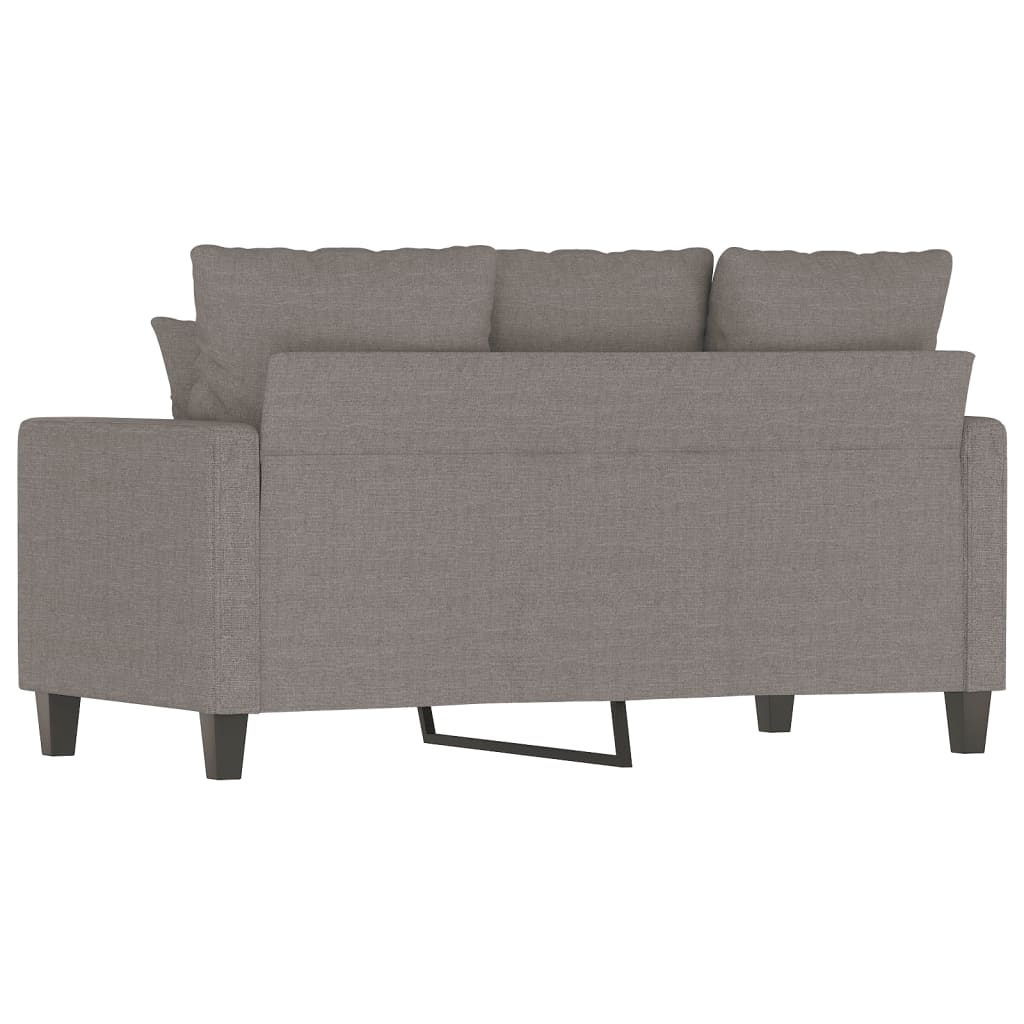 Canapé à 2 places Taupe 120 cm Tissu - XIOS