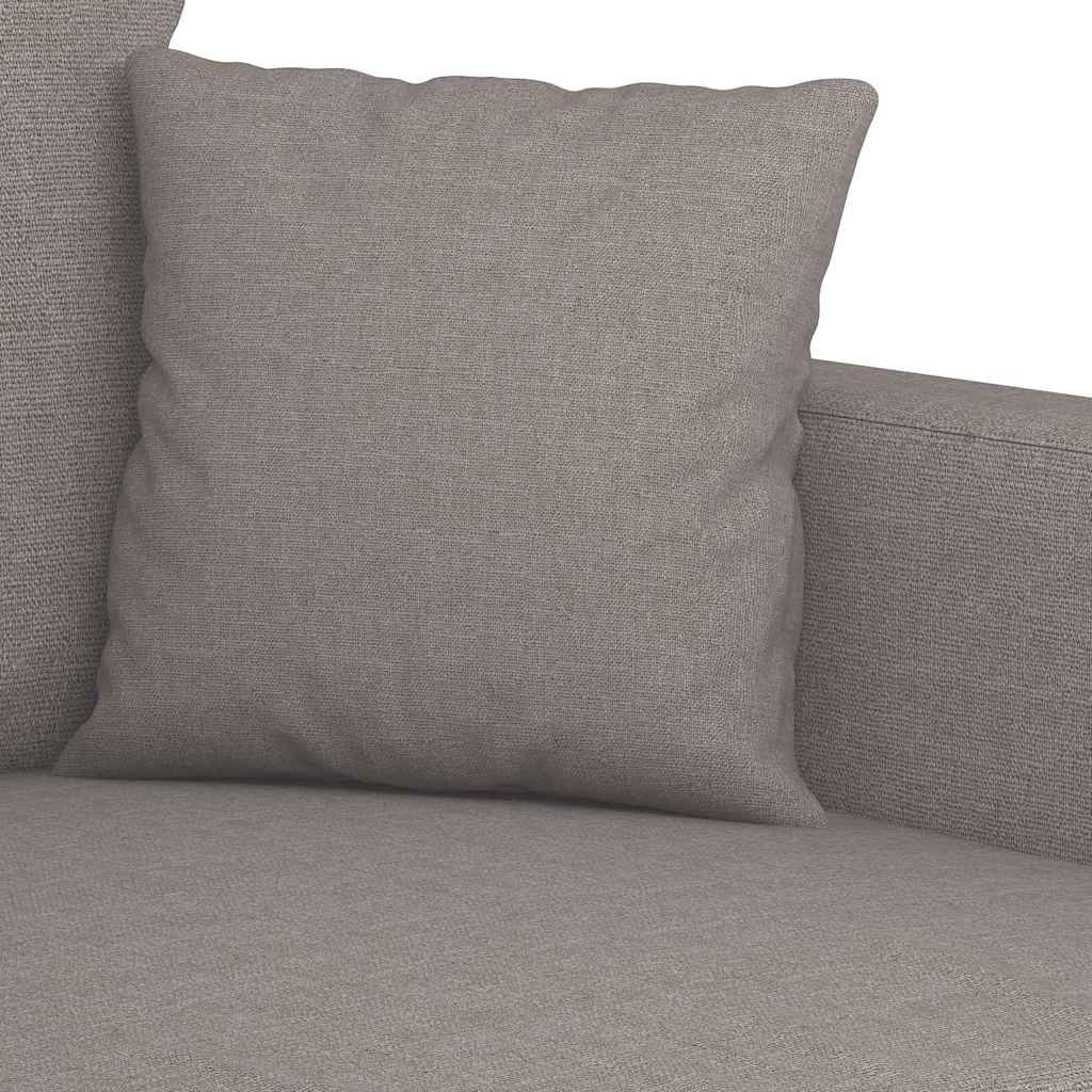 Canapé à 2 places Taupe 120 cm Tissu - XIOS