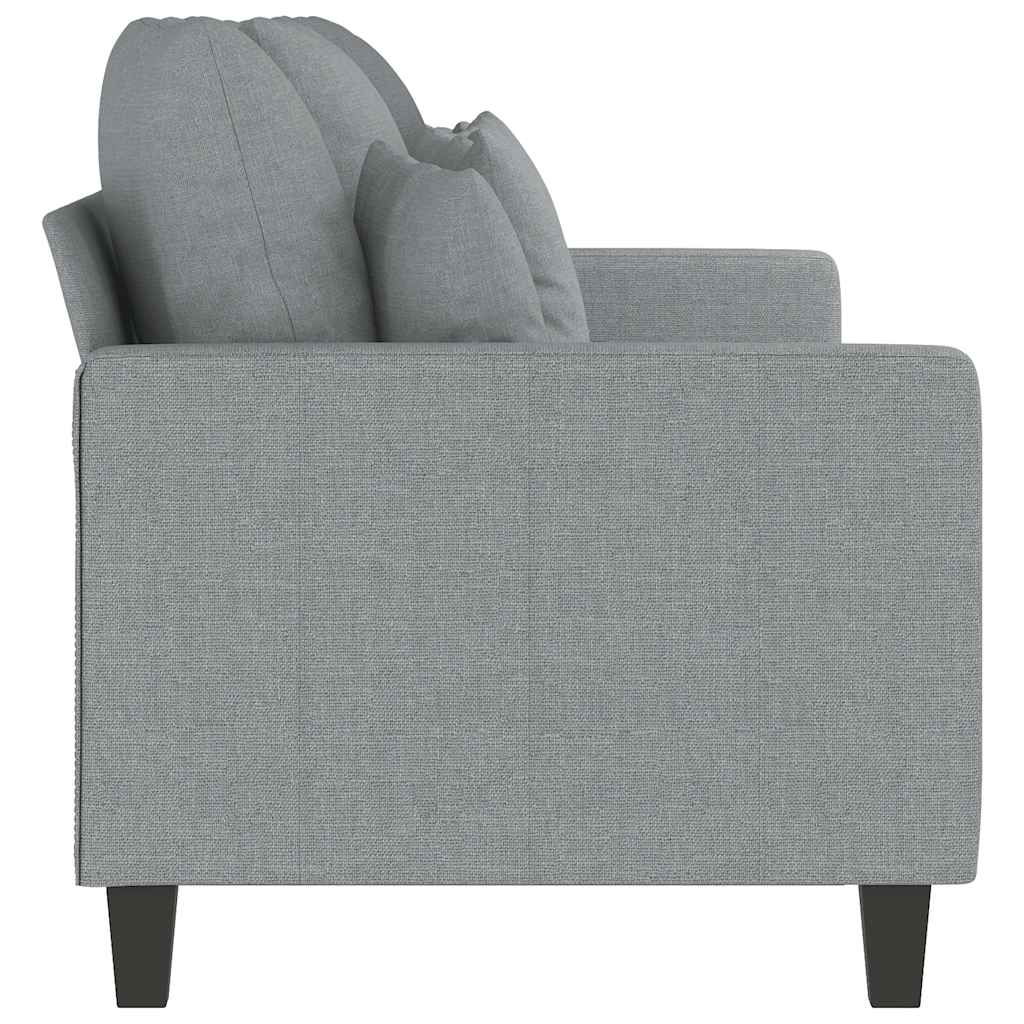 Canapé à 3 places Gris clair 180 cm Tissu - XIOS