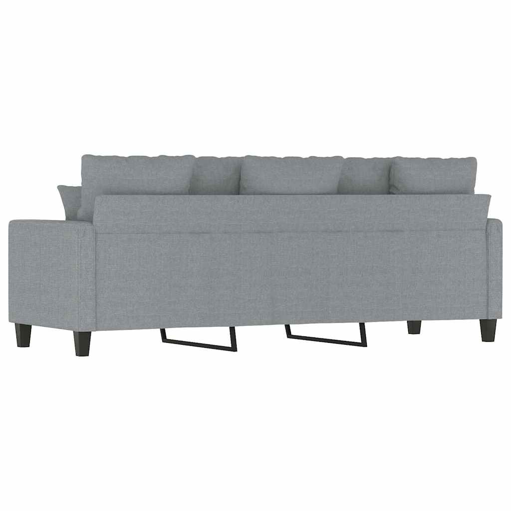 Canapé à 3 places Gris clair 180 cm Tissu - XIOS