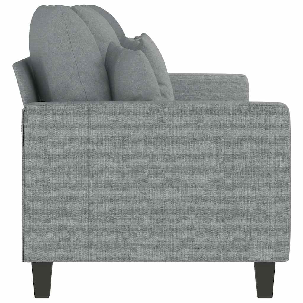 Canapé à 3 places Gris clair 180 cm Tissu - XIOS