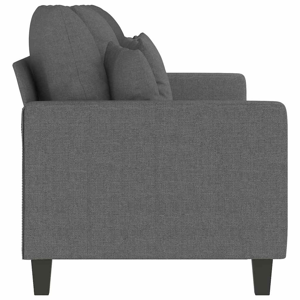 Canapé à 3 places Gris foncé 180 cm Tissu - XIOS