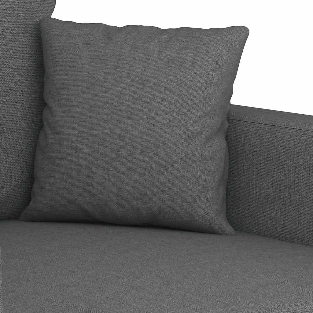 Canapé à 3 places Gris foncé 180 cm Tissu - XIOS