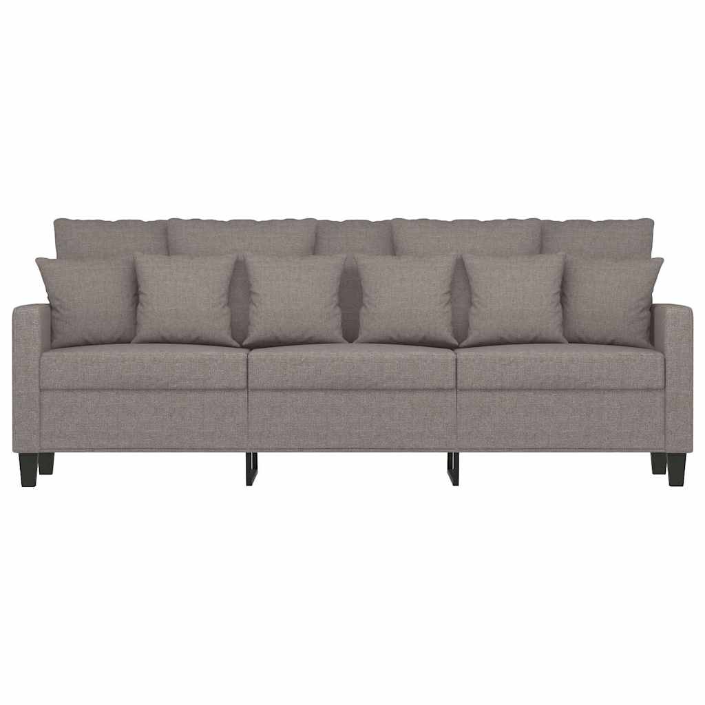 Canapé à 3 places Taupe 180 cm Tissu - XIOS