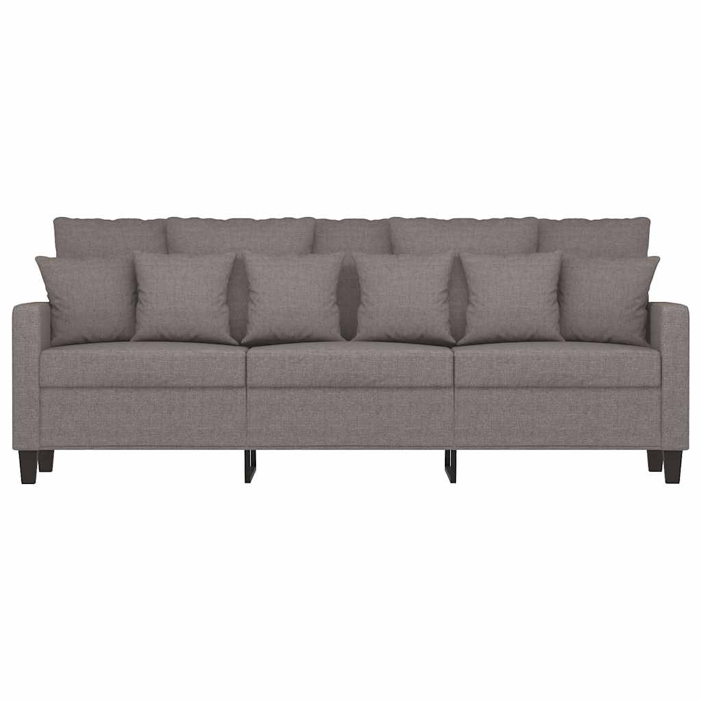 Canapé à 3 places Taupe 180 cm Tissu - XIOS