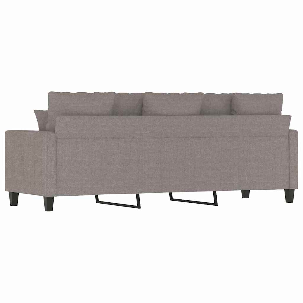 Canapé à 3 places Taupe 180 cm Tissu - XIOS