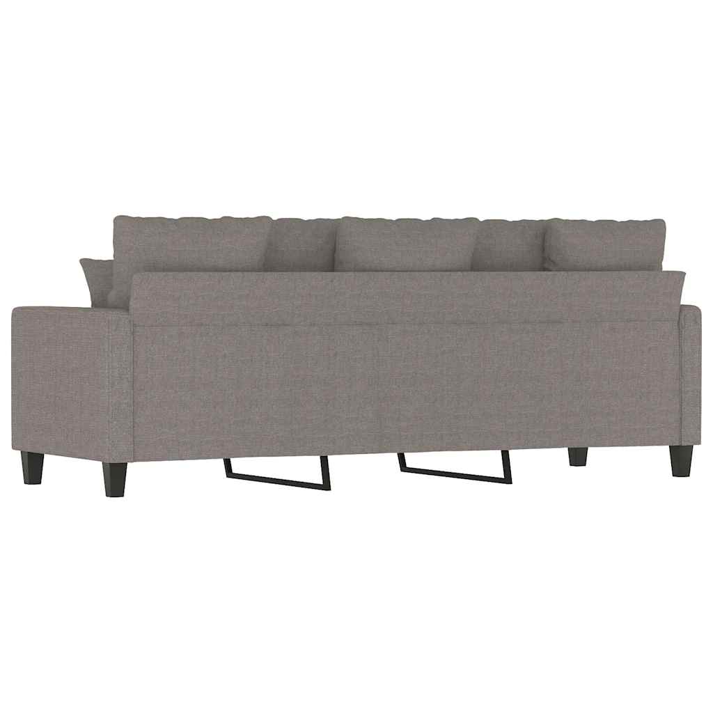 Canapé à 3 places Taupe 180 cm Tissu - XIOS